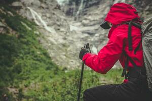 Alpine Trailhead Hiker photo