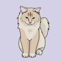 illustration vector graphic of cat