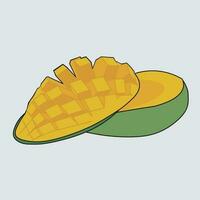 illustration vector graphic of fruit and vegetable