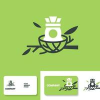 Money Bag Nest Logo vector