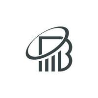 B Invest Real Estate Logo Design Vector