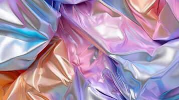 Pastel Crinkled Foil Pattern. Illustration photo