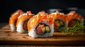Japanese sushi Illustration photo