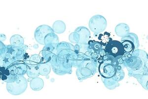 burbujas ornamento antecedentes foto