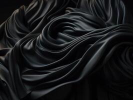 Black abstract background luxury cloth elegant fabric for background created with technology. photo