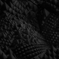 Dark black Geometric grid background created with technology photo