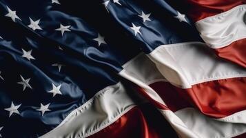 American flag background. Illustration photo