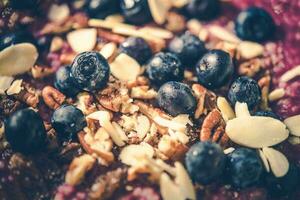 Blueberries and Nuts Oatmeal photo