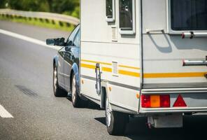 Summer Vacation with Small Travel Trailer photo