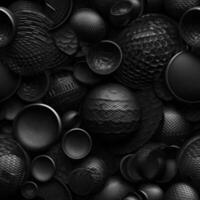 Dark black Geometric grid background created with technology photo