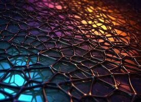 Colorful abstract background An abstract image featuring organic shapes and lines that intersect and overlap created with technology. photo