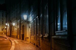 Prague Old Town Street photo