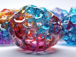 Colorful glass abstract background An abstract image featuring organic shapes and lines that intersect and overlap created with technology. photo