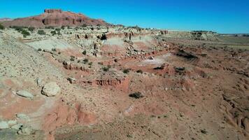 crudo Utah rocoso paisaje aéreo video