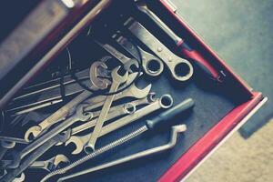 Set of Steel Wrenches photo