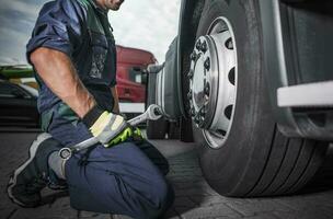 Truck Mechanic Perform Scheduled Maintenance photo