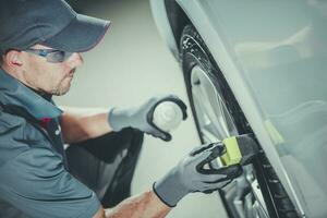 Car Wheel and Tires Cleaning photo