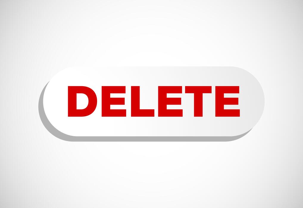 Delete Button Vector Art, Icons, and Graphics for Free Download