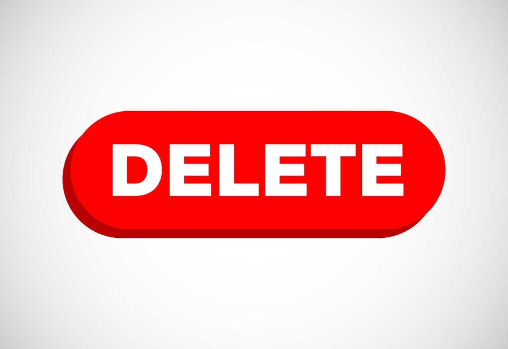 Delete Button Vector Art, Icons, and Graphics for Free Download