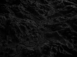 Black and white paper cut terrain background created with Generative AI technology. photo