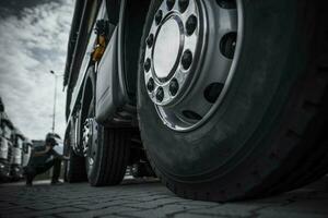 Maintaining Semi Truck Tires photo