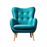 modern levendig fauteuil geïsoleerd. illustratie ai generatief png