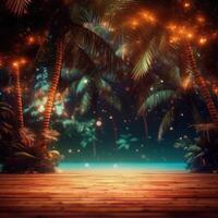 Magic tropical background. Illustration photo