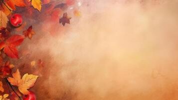 Welcome Autumn background. Illustration photo