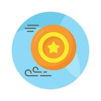 Grab this beautifully designed vector of frisbee in modern style, ready to use icon