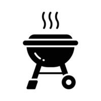 An amazing Bbq grill vector design in modern style, easy to use icon