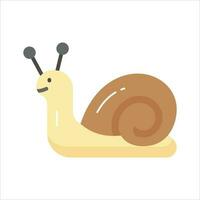 un icono de caracol en moderno estilo, hermosamente diseñado icono de caracol en de moda estilo vector