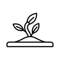 Check this amazing icon of sprout in modern style, easy to use icon vector