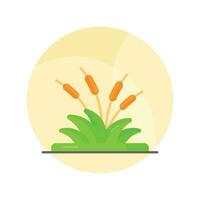 Beautifully designed vector of reed in editable style, ready to use icon