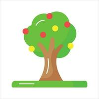 An amazing vector of fruit tree in editable style, fresh fruit tree icon