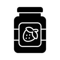 Check this amazing vector of jam jar in modern style, ready to use icon