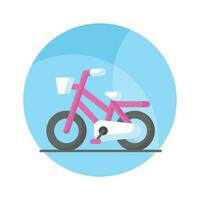 Bicycle icon design in modern style, pedal bike vector design