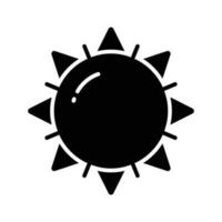 agarrar esta increíble icono de luz solar, un editable de amanecer en de moda estilo vector