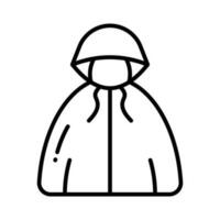 Check this amazing vector of rain coat in modern style, easy to use and download