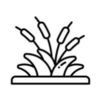 Beautifully designed vector of reed in editable style, ready to use icon