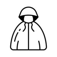 Check this amazing vector of rain coat in modern style, easy to use and download