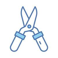 An icon of gardening shear in modern style, gardening scissors, cutting tool vector