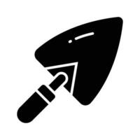 Shovel vector design in trendy style, icon of construction tools