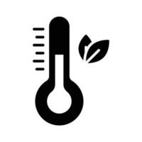 cheque esta hermosamente diseñado vector de eco temperatura en moderno estilo