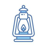 An editable icon of vintage lantern in trendy style, vector of vintage lamp