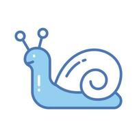 An icon of snail in modern style, beautifully designed icon of snail in trendy style vector