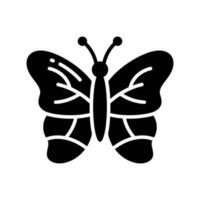 cheque esta hermosamente diseñado icono de mariposa fácil a utilizar y descargar vector