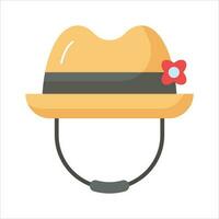 An amazing icon of hat in editable style isolated on white background vector