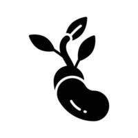 Check this amazing icon of seed sprouting in modern style, easy to use icon vector