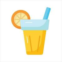 Get hold on this amazing icon of lemonade in editable style, summer drink vector