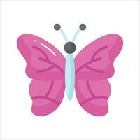 cheque esta hermosamente diseñado icono de mariposa fácil a utilizar y descargar vector